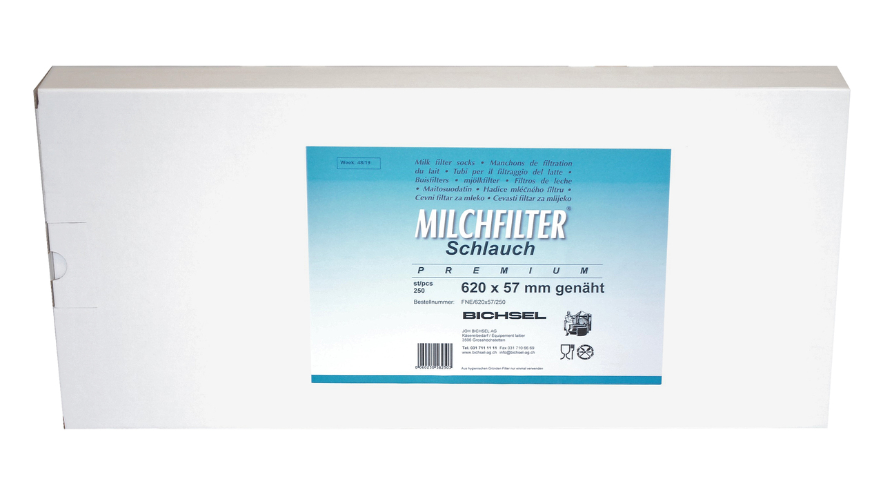 137162 Milchfilter Schlauch
137162 Tube filtrant du lait
