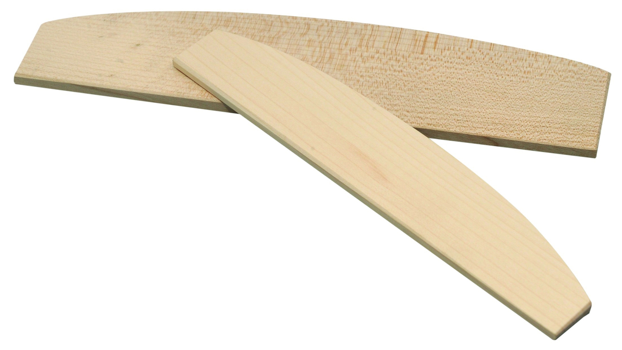 221002 Spatule en bois pour moule à beurre 3 x 18 cm