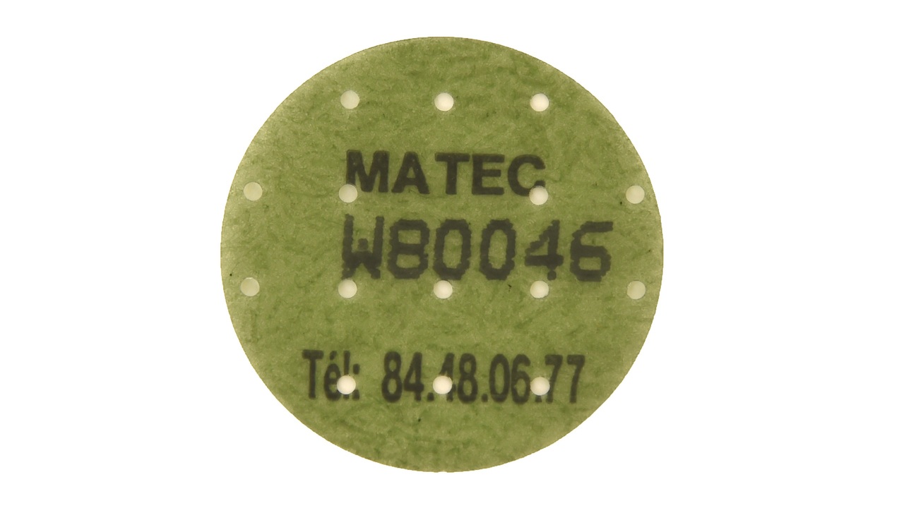 299145 Vignettes en caséine Ø 45 mm imprimé noir