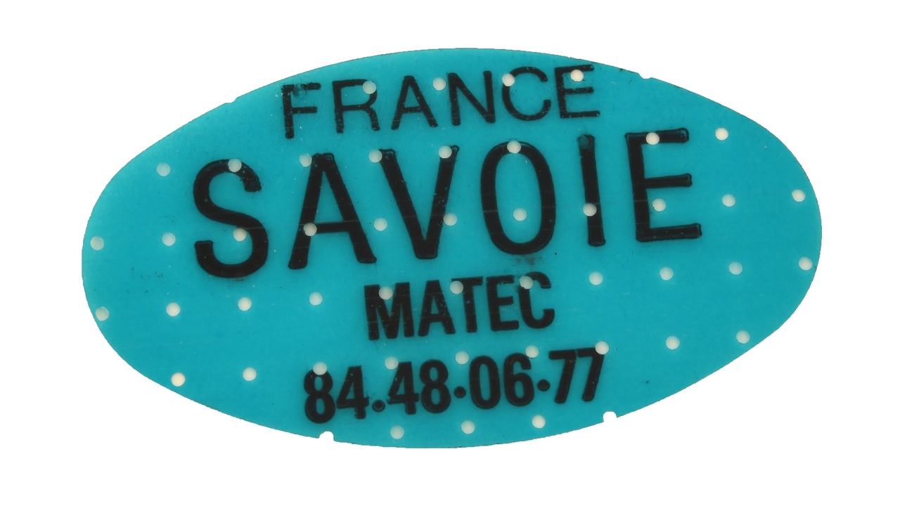 299175 Vignettes en caséine, ovales 40 x 75 mm imprimé noir