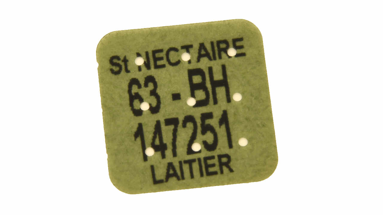 299150 Vignettes en caséine carrées, imprimé noir