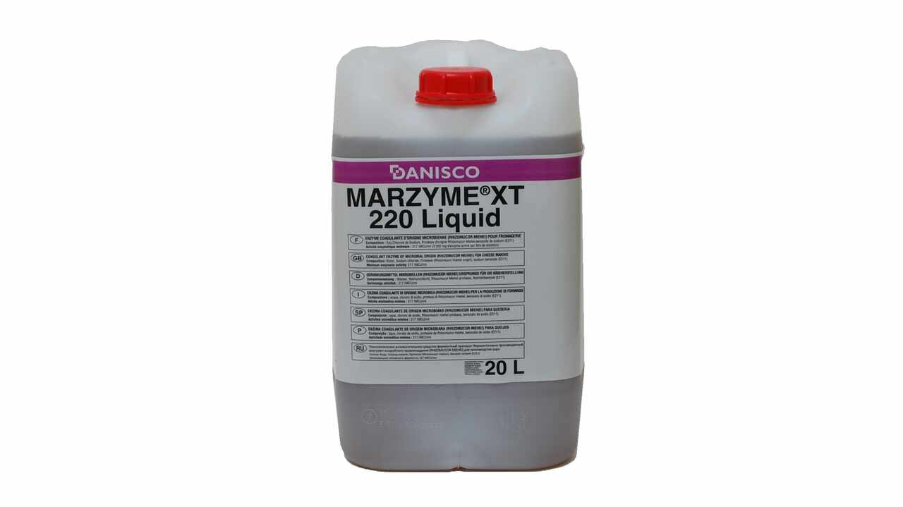 401060 Käse-Lab mikrobiell Marzyme 220 XT 20 Liter
4101060 Présure microbielle Marzyme 220 XT 20 Liter