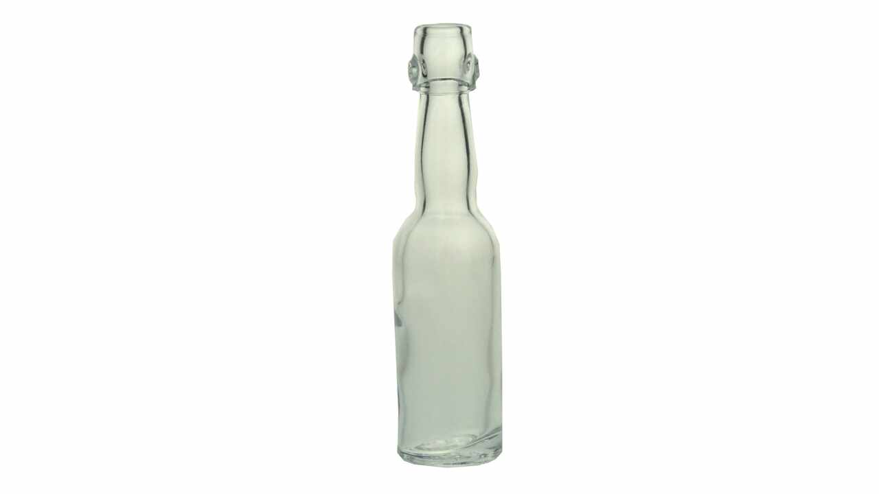 811605 Kropfhals-Flasche, Bügelverschluss, 40 ml