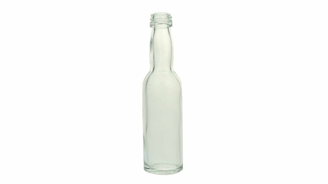 811606 Kropfhals-Flasche, Drehverschluss Ø 18 mm, 40 ml