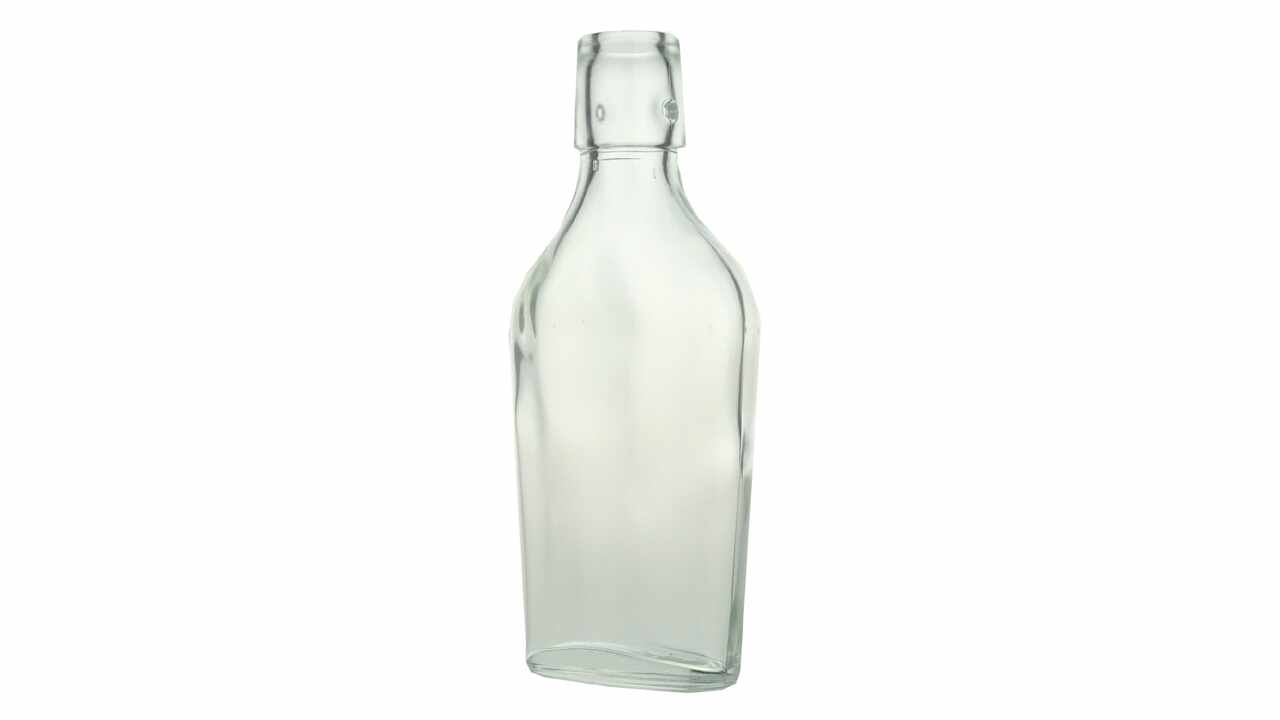 811603 Flachmann, Bügelverschluss standard, 200 ml