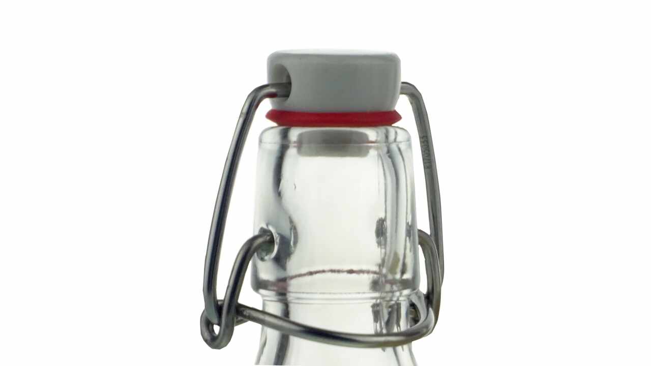 819061 Bügelverschluss Mini, Porzellan 