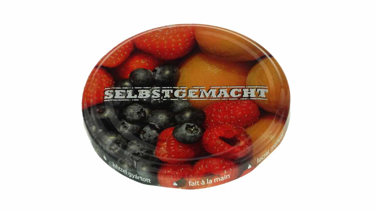 189269 Blech-Deckel Twist-Off Obst, Ø 63 mm