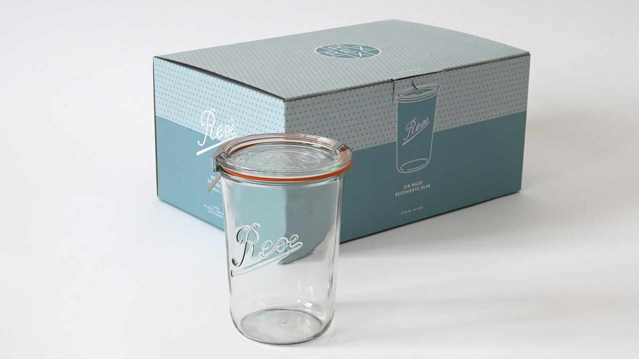 810107 Bocal Rex, 850 ml, à 6 pièces