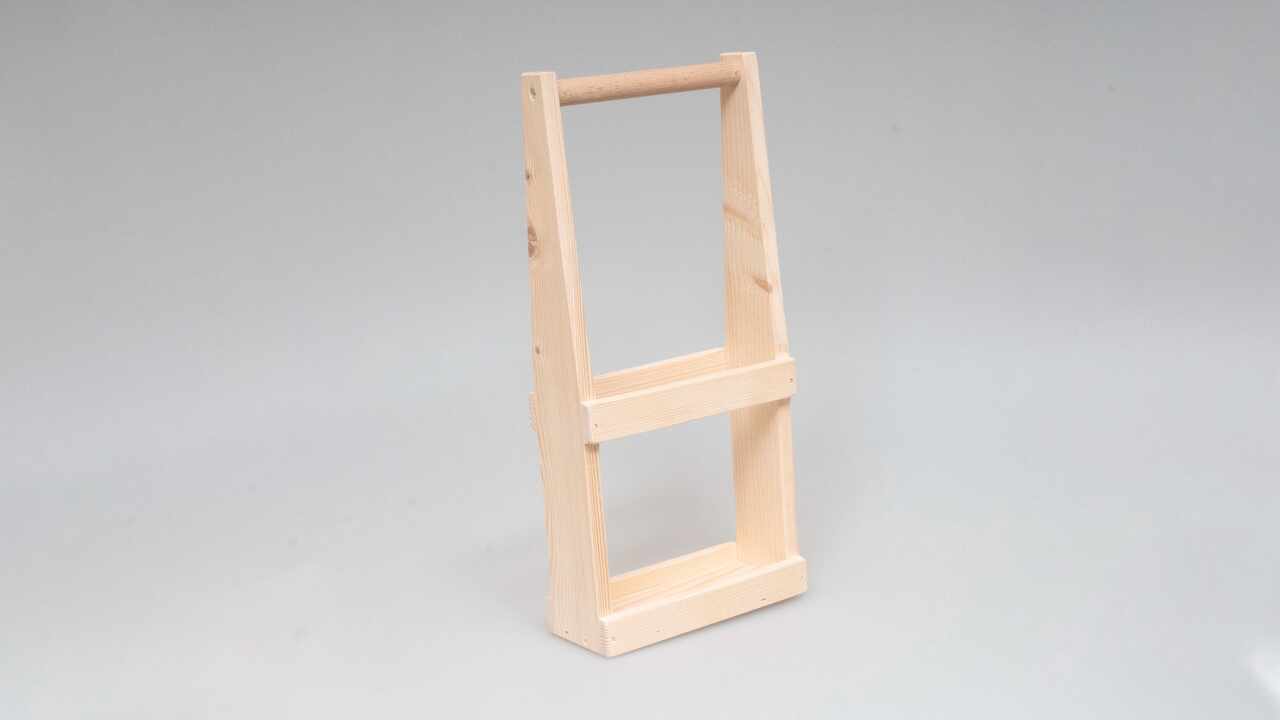 186558 Support en bois 2 x 100 ml Platin