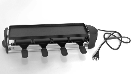 157301 Raclette Ofen Cheeseboard 4 Pfännchen
