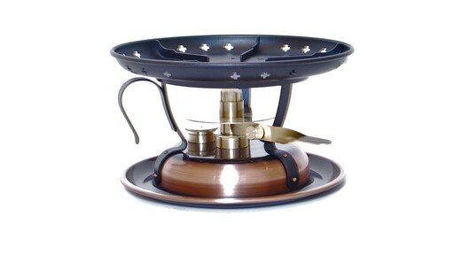 157510 Fondue-Rechaud Kupfer