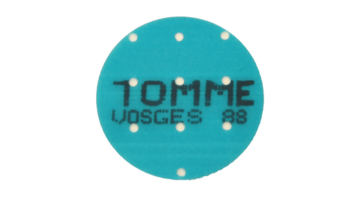 299145 Vignettes en caséine Ø 45 mm imprimé noir