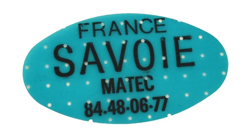 299175 Vignettes en caséine, ovales 40 x 75 mm imprimé noir