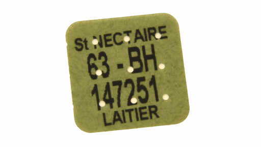 299150 Vignettes en caséine carrées, imprimé noir