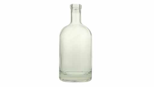 811303 Bouteille en verre Oslo, bouche à bande supérieure, 500 ml