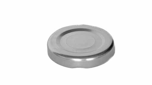 189324 Blech-Deckel Twist-Off Silber, Ø 58 mm