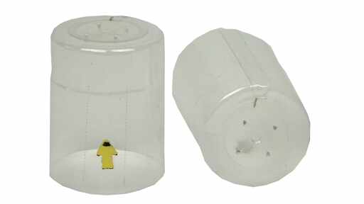 819119 Capsules thermo rétractables transparent, Ø 33 mm, vertical