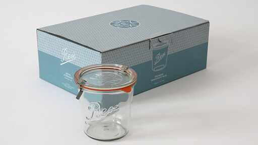 810106 Bocal Rex, 580 ml, à 6 pièces