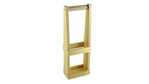 186554 Support en bois 2 x 200 ml Platin