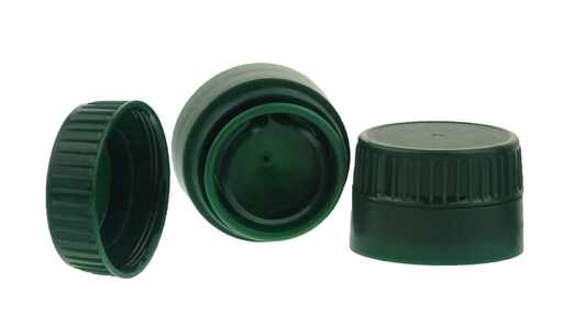 813210 Schraubdeckel Kunststoff, grün, Ricalverschluss